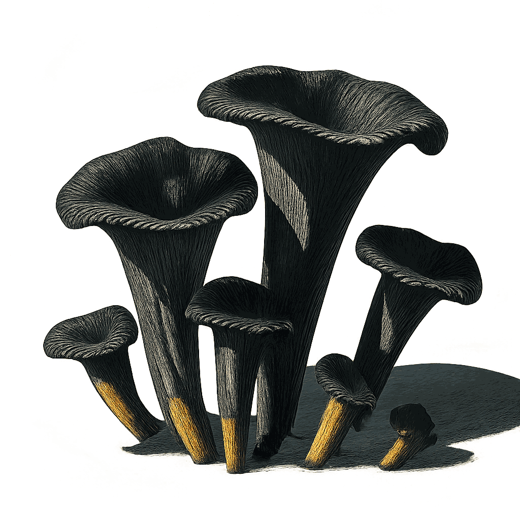 Black trumpet mushroom